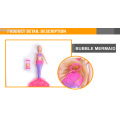 Girl Doll Bubble Machine Toys Mermaid Bubble Toy